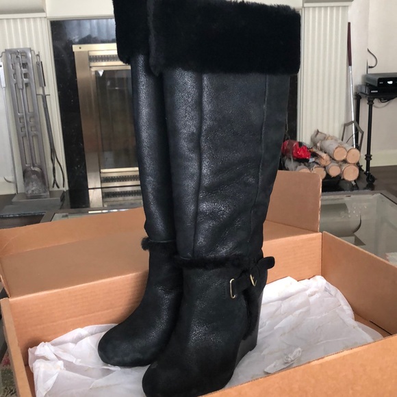 Eddie Bauer Shoes - Shearling Boots